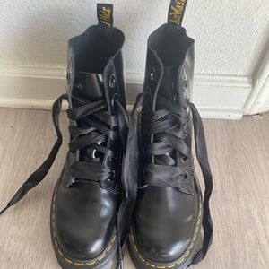 Doc Martens: Molly Leather Platform Boots